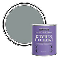 Rust-Oleum Slate Gloss Kitchen Tile Paint 750ml