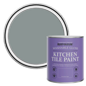 Rust-Oleum Slate Gloss Kitchen Tile Paint 750ml