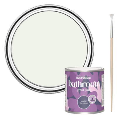 Rust-Oleum Steamed Milk Bathroom Grout Paint 250ml | DIY at B&Q