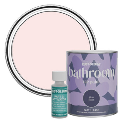 Rust-Oleum Strawberry Vanilla Gloss Bathroom Tile Paint 750ml