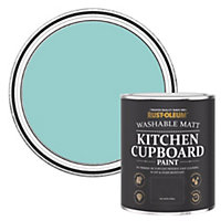 Rust-Oleum Teal Matt Kitchen Cupboard Paint 750ml
