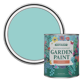 Rust-Oleum Teal Satin Garden Paint 750ml