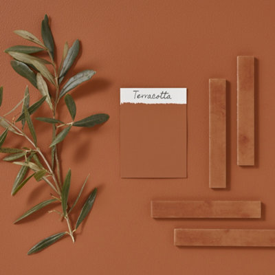 Rust-Oleum Terracotta Gloss Kitchen Cupboard Paint 750ml