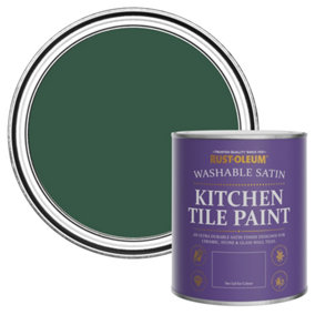 Rust-Oleum The Pinewoods Satin Kitchen Tile Paint 750ml