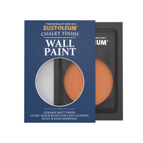 Rust-Oleum Tiger Tea Chalky Wall & Ceiling Paint tester sachet 10ml