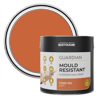 Rust-Oleum Tiger Tea Guardian Mould Resistant Wall Paint 2.5L