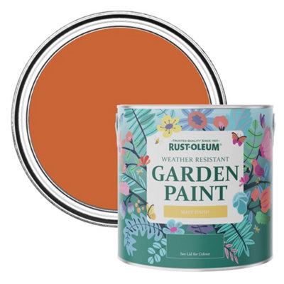 Rust-Oleum Tiger Tea Matt Garden Paint 2.5L