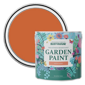Rust-Oleum Tiger Tea Satin Garden Paint 2.5L
