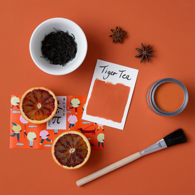 Rust-Oleum Tiger Tea Satin Kitchen Tile Paint 750ml
