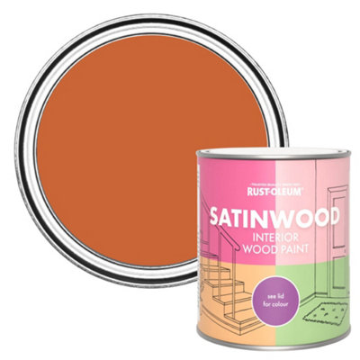 Rust-Oleum Tiger Tea Satinwood Interior Paint 750ml