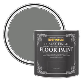Rust-Oleum Torch Grey Chalky Finish Floor Paint 2.5L