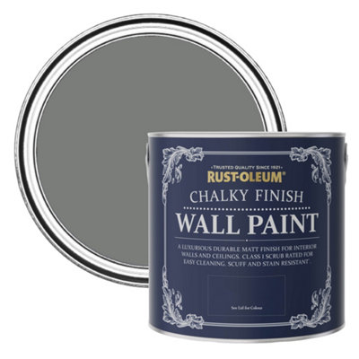 Rust-Oleum Torch Grey Chalky Wall & Ceiling Paint 2.5L