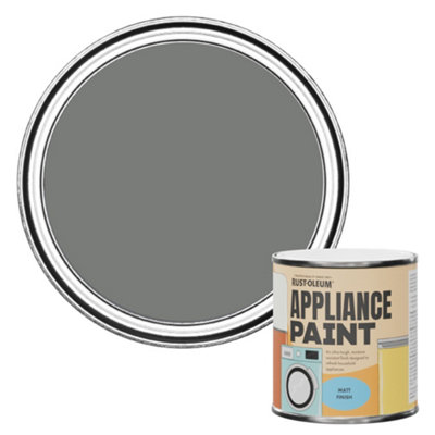 Rust-Oleum Torch Grey Matt Appliance Paint 250ml