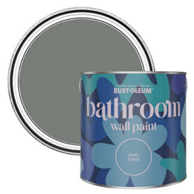 Rust-Oleum Torch Grey Matt Bathroom Wall & Ceiling Paint 2.5L