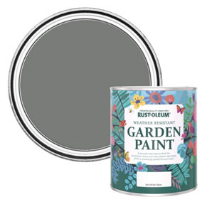 Rust-Oleum Torch Grey Matt Garden Paint 750ml