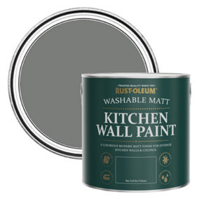 Rust-Oleum Torch Grey Matt Kitchen Wall Paint 2.5l