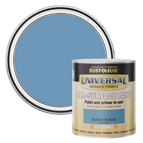 Rust-Oleum Universal Bowness Blue Satin All-Surface Paint 750ml