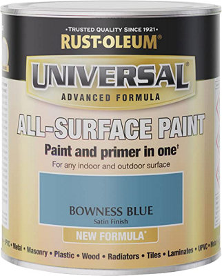 Rust-Oleum Universal Bowness Blue Satin All-Surface Paint 750ml