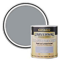 Rust-Oleum Universal Misty Grey Satin All-Surface Paint 750ml
