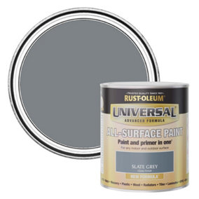 Rust-Oleum Universal Slate Grey Gloss All-Surface Paint 750ml