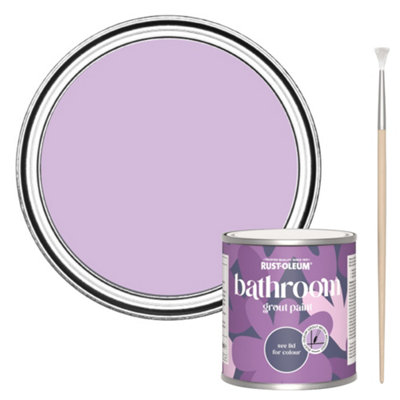 Rust-Oleum Violet Macaroon Bathroom Grout Paint 250ml