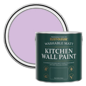 Rust-Oleum Violet Macaroon Matt Kitchen Wall Paint 2.5l