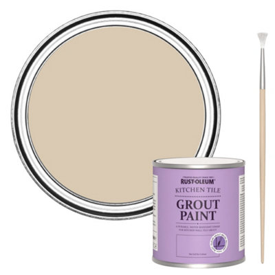 RustOleum Warm Clay Kitchen Grout Paint 250ml DIY at B&Q