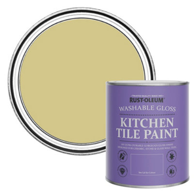 Rust-Oleum Wasabi Gloss Kitchen Tile Paint 750ml