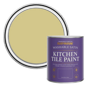 Rust-Oleum Wasabi Satin Kitchen Tile Paint 750ml