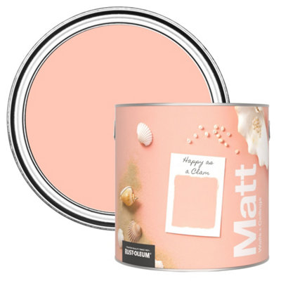 Rust-Oleum Washable Matt Wall Paint - Happy As A Clam 2.5L