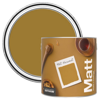Rust-Oleum Washable Matt Wall Paint - Wet Harvest 2.5L