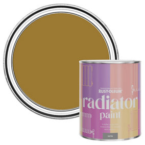 Rust-Oleum Wet Harvest Satin Radiator Paint 750ml