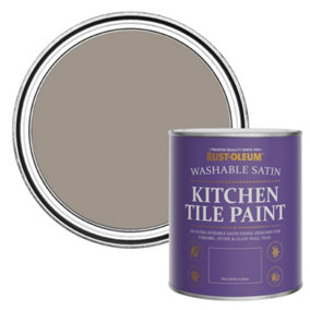 Rust-Oleum Whipped Truffle Satin Kitchen Tile Paint 750ml
