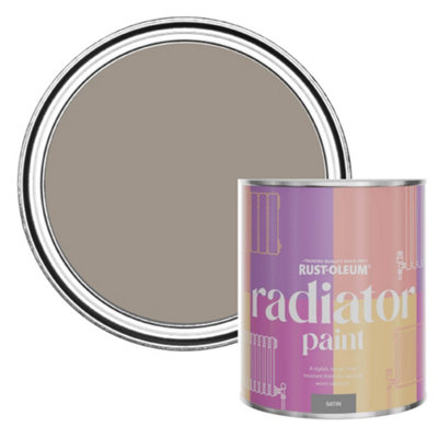 Rust-Oleum Whipped Truffle Satin Radiator Paint 750ml