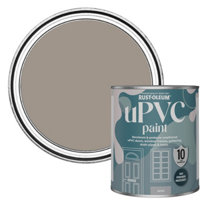 Rust-Oleum Whipped Truffle Satin UPVC Paint 750ml