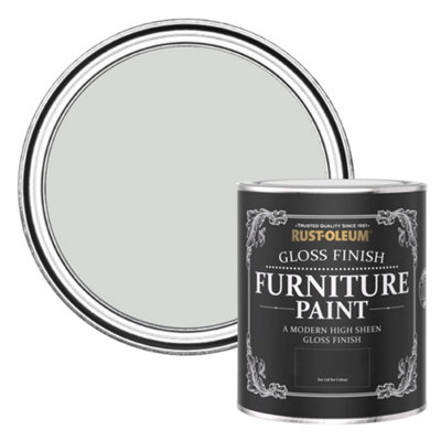 Rust-Oleum Winter Grey Gloss Furniture Paint 750ml | DIY at B&Q