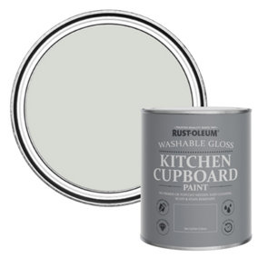 Rust-Oleum Winter Grey Gloss Kitchen Cupboard Paint 750ml