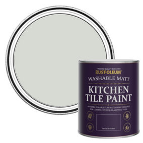 Rust-Oleum Winter Grey Matt Kitchen Tile Paint 750ml