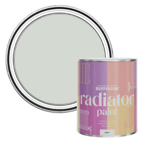 Rust-Oleum Winter Grey Matt Radiator Paint 750ml