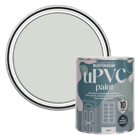 Rust-Oleum Winter Grey Matt UPVC Paint 750ml