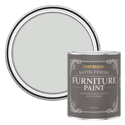 Rust-Oleum Winter Grey Satin Furniture Paint 750ml