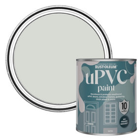 Rust-Oleum Winter Grey Satin UPVC Paint 750ml