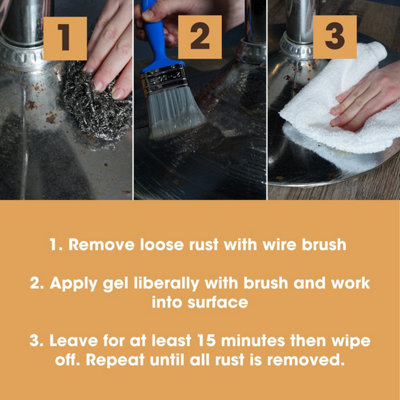 Rust Remover Gel for Interior & Exterior Use - Rust Treatment for ...