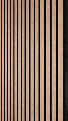 Rustic Antique Oak Acoustic Wood Slat Wall Panel