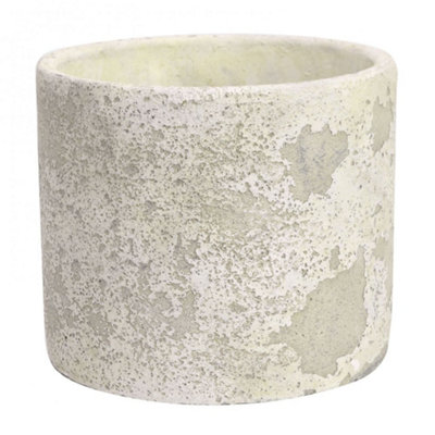 Rustic Cement Plant Pot. Aged Style. (H15 cm) No drainage Holes. | DIY ...