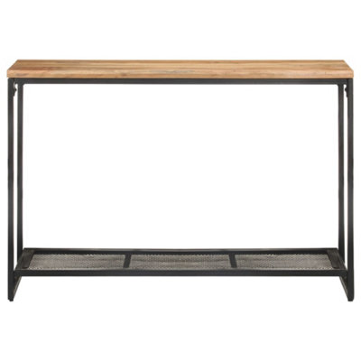 Rustic Console Table 110x35x75 cm Solid Acacia Wood