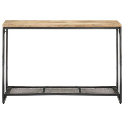 Rustic Console Table 110x35x75 cm Solid Mango Wood