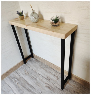 Rustic Console Table Radiator 175mm Square Frame 85cm Primed Length of 80cm
