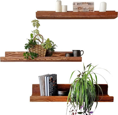 Wide online wooden shelves