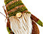 Rustic Forest Christmas Gonk 28cm Sitting With Green Knitted Hat